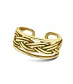 Knot Pattern Silver Ear Cuff EC-1213